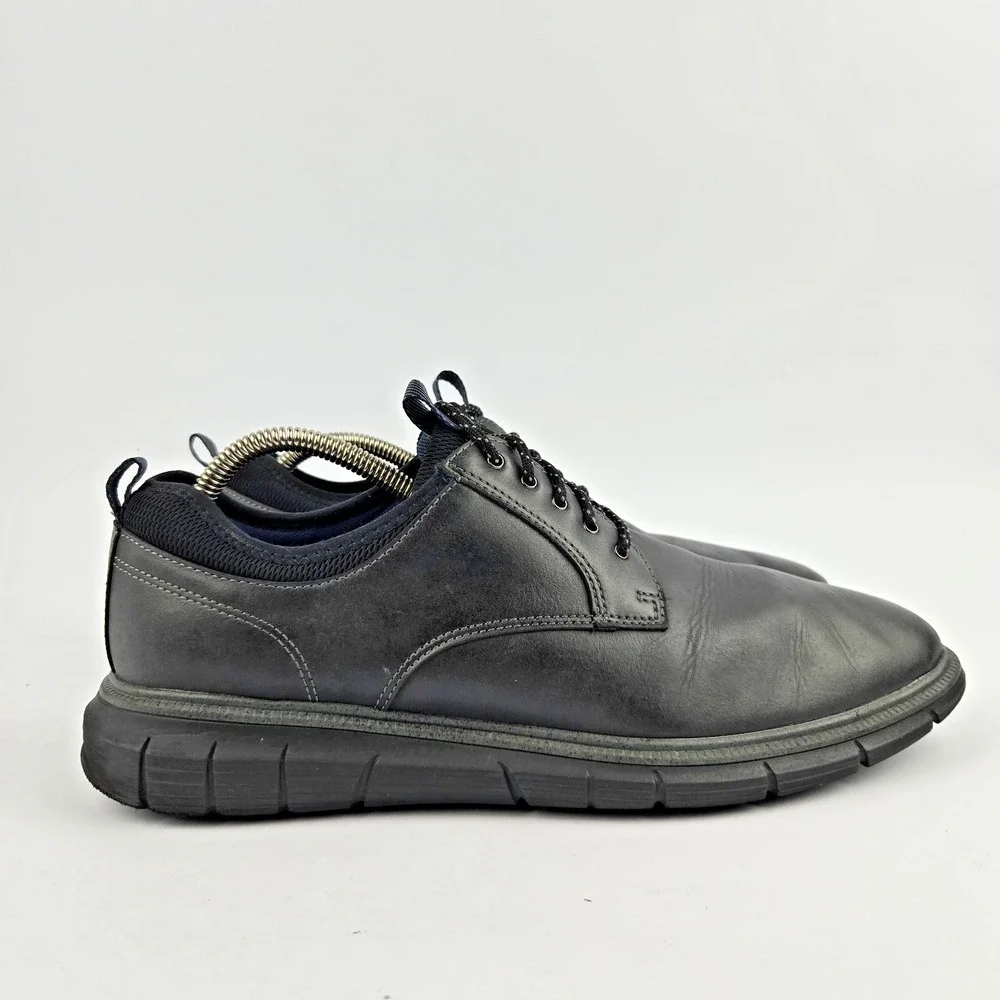 Dockers Mens Black Cooper Business Casual SupremeFlex Lace Oxford Shoe 10.5M